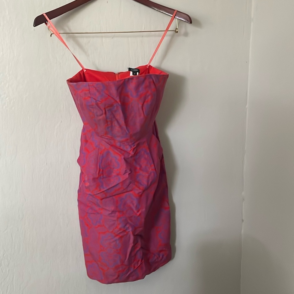 JCrew Strapless Paisley Dres